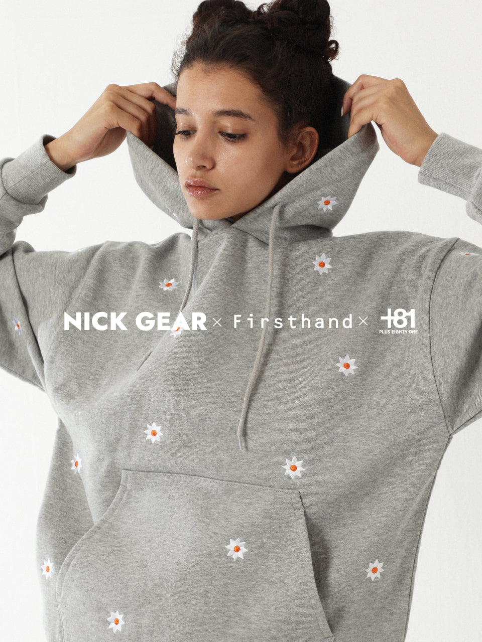 NICK GEAR ×firsthand 別注 フラワーフーディ