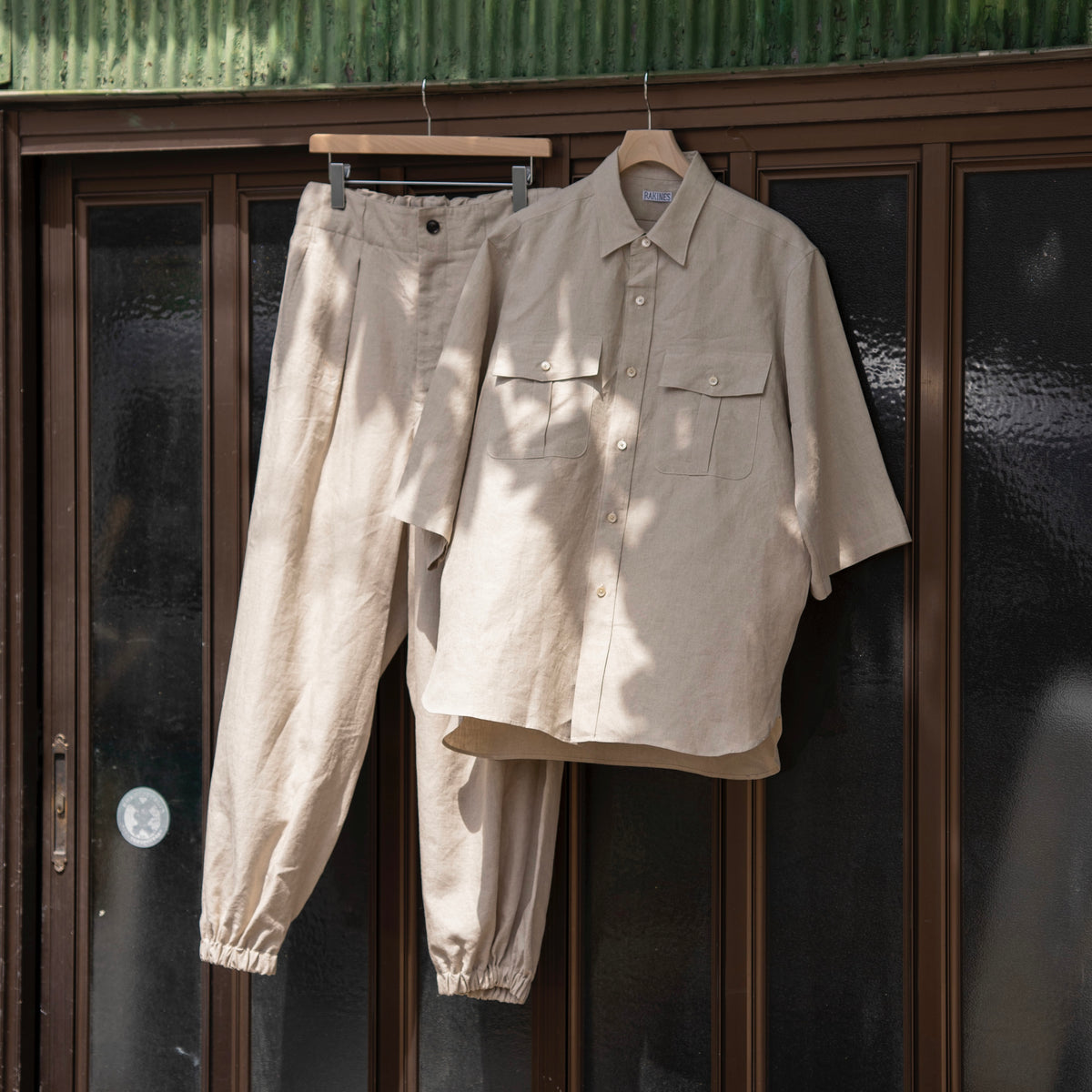 HIGH DENSITY LINEN / MP HS SHIRT & TRACK PANTS FOR +81