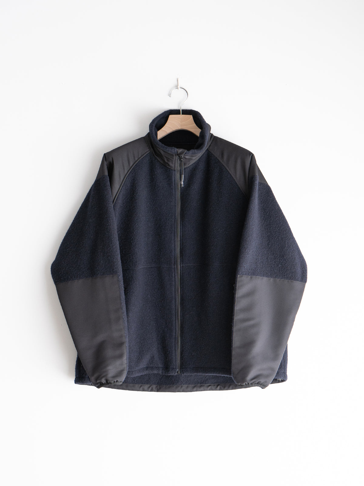 WOOL CASHMERE FLEECE - ZIP UP BLOUSON