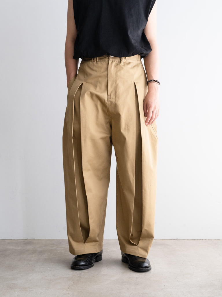 LAST 1】BOX PLEAT TROUSER – +81