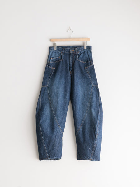 【LAST 1】Draped denim pants