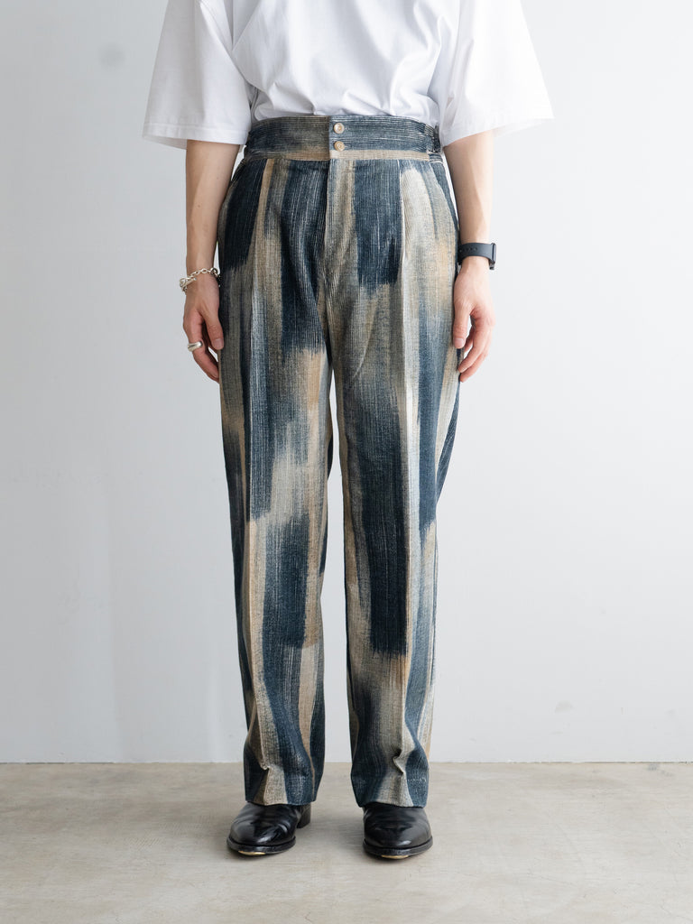 LAST 1】ONE TUCKS STRAIGHT PANTS – +81