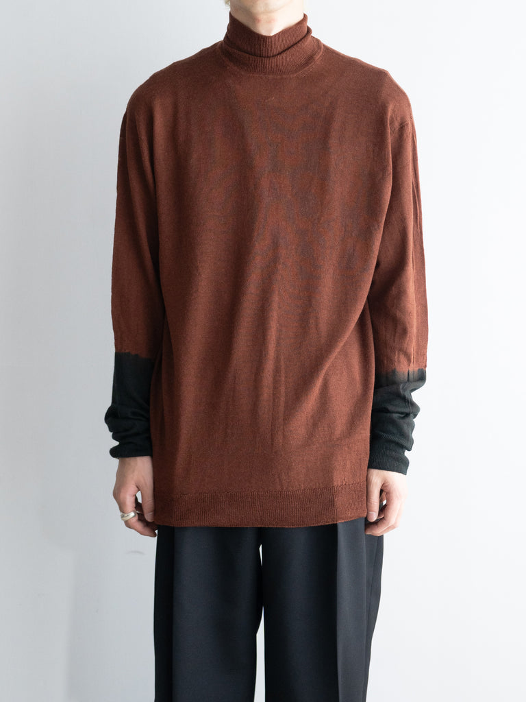 【LAST 1】HIGH NECK PULL OVER KNIT