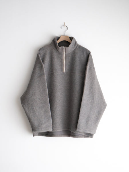 【LAST 1】Wool half zip pullover