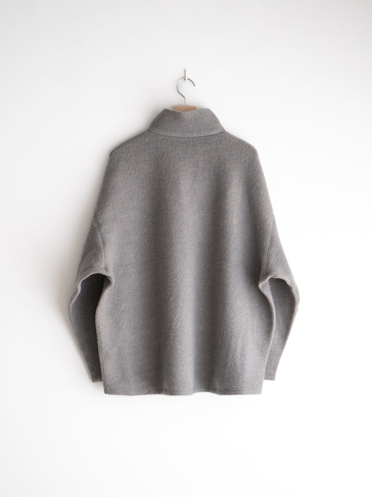 LAST 1】Wool half zip pullover – +81