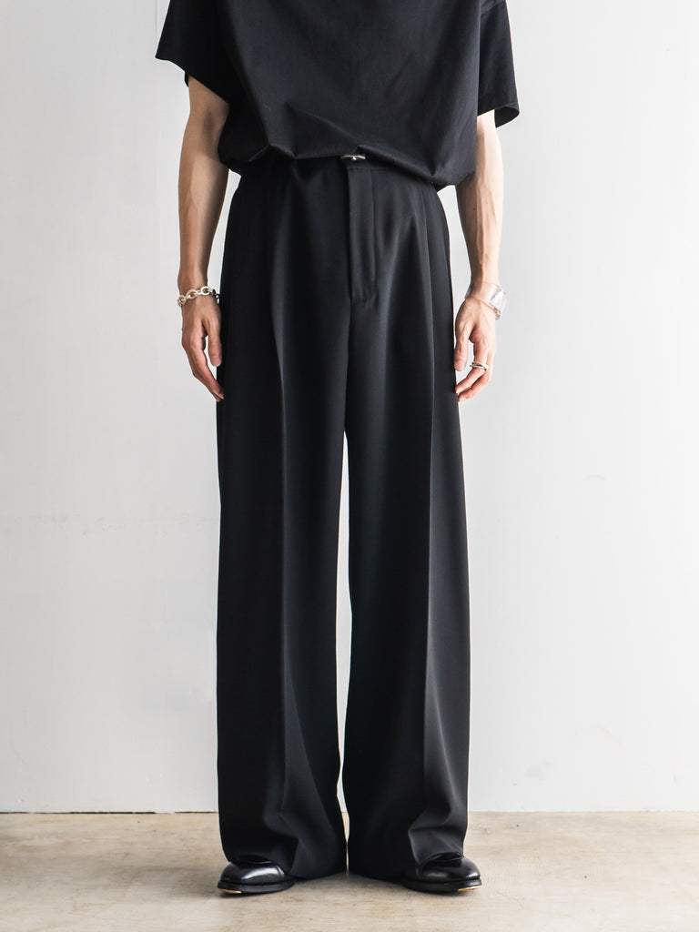 【LAST 1】DOUBLE PLEATED WIDE TROUSERS