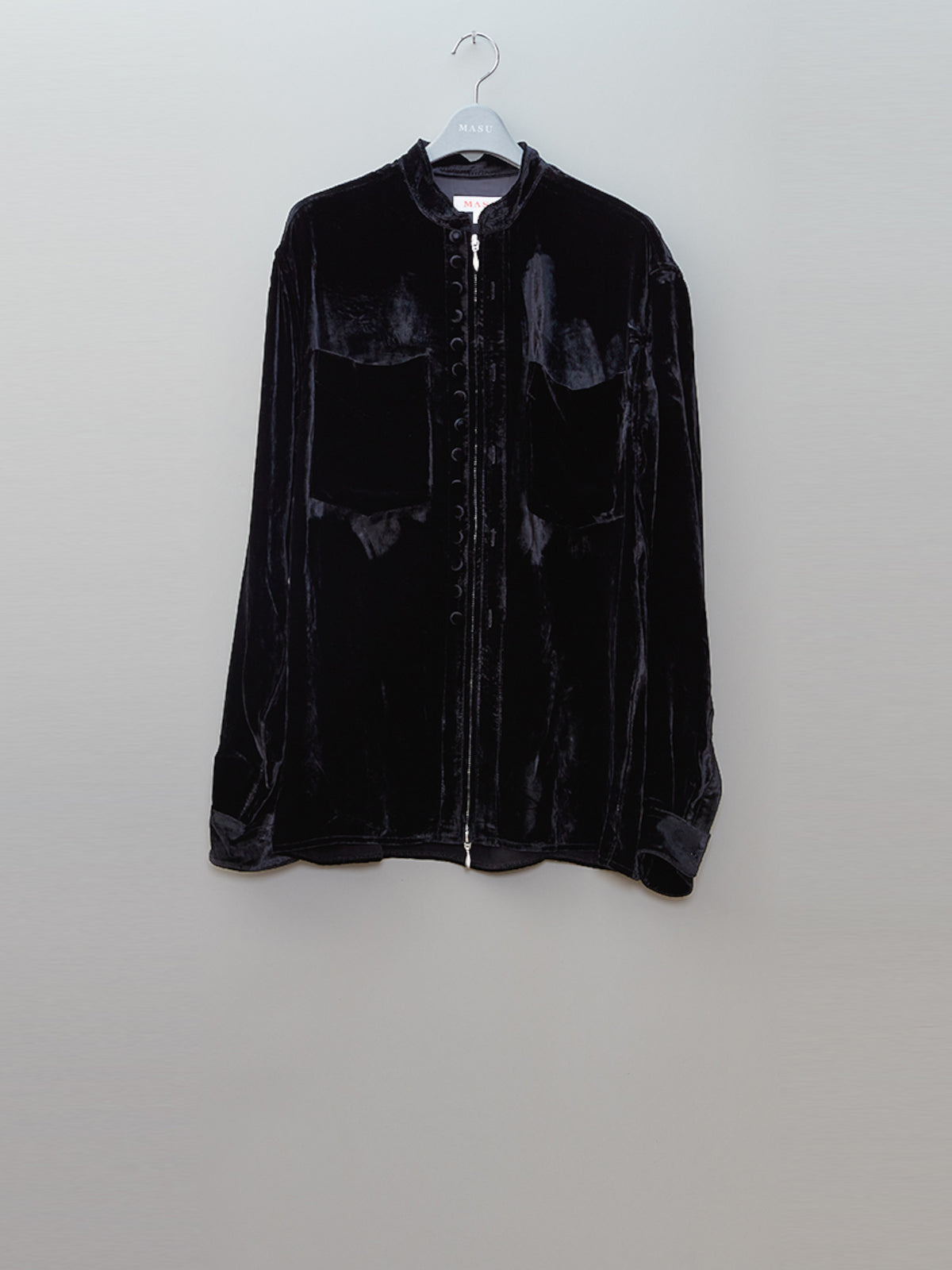 VELVET ZIP-UP SHIRTS – +81